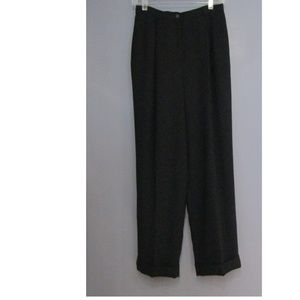 Vintage NEW Alfani Black Dress Pants Size 8P